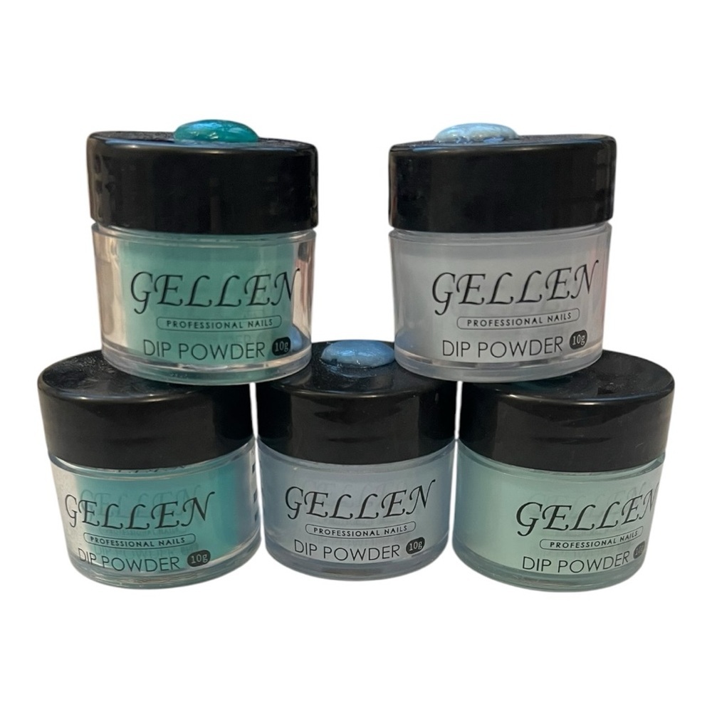 Gellen Professional Nails Dip Powder Set - Blues